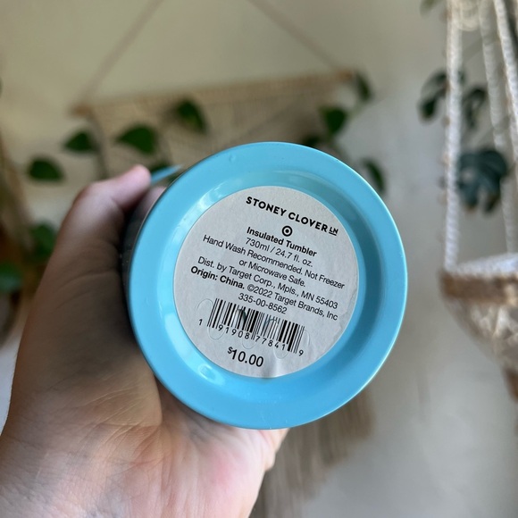 Set of 2 Stoney Clover Lane x Target Tumblers Blue Smiley & Pink Heart Cups 23oz - Picture 6 of 8